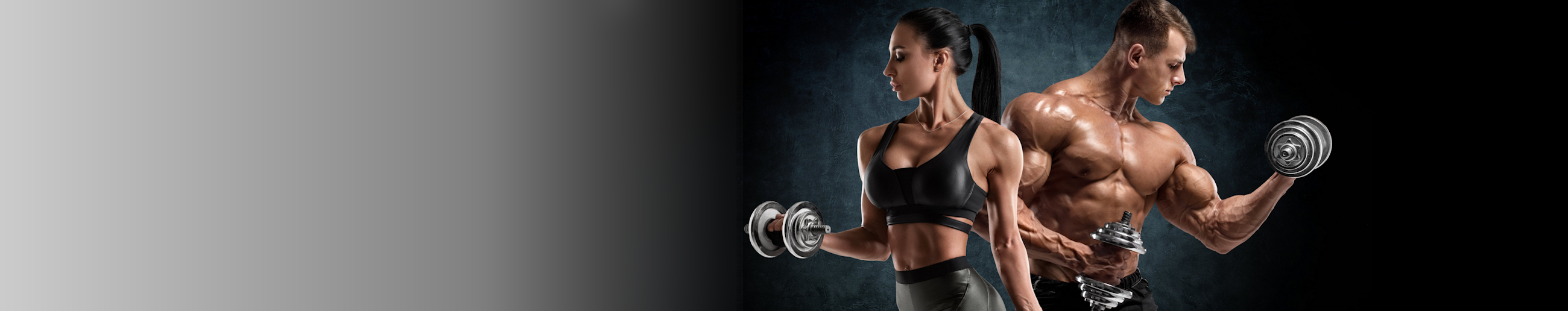 Woman and man exercising with dumbbells, illustrating fitness and hormone health